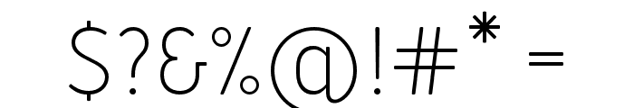 Merlo-Light Font OTHER CHARS
