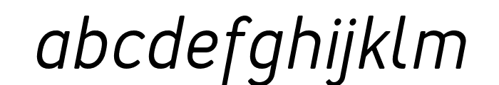 Merlo-MediumItalic Font LOWERCASE