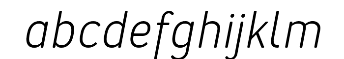 Merlo-RegularItalic Font LOWERCASE