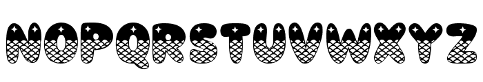 Mermaid Bubble Regular Font UPPERCASE