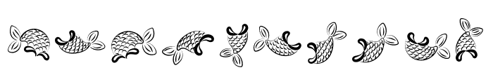 Mermaid Dingbats Font OTHER CHARS