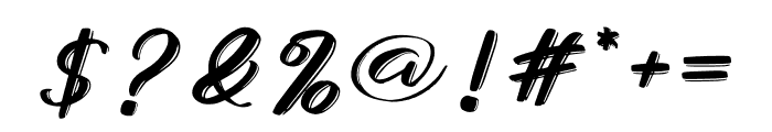 Mermaid Italic Font OTHER CHARS