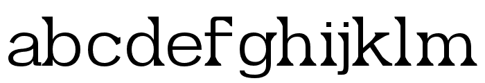 Mern regular Font LOWERCASE