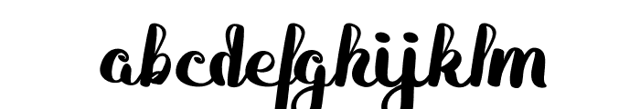 Merry And Bright Font LOWERCASE