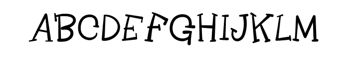Merry Christmas Serif Font UPPERCASE