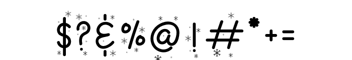 Merry Sugar Snow Font OTHER CHARS