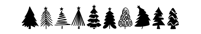 Merry Tree Set Font OTHER CHARS