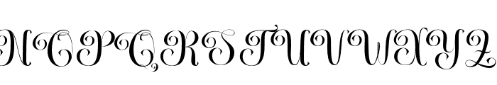 MerryBrighty Font UPPERCASE