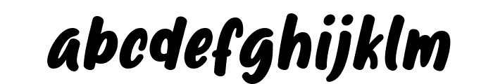 Merryah Italic Font LOWERCASE