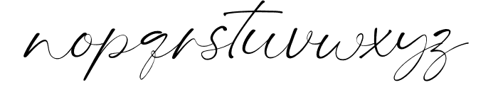 Merrys Handwritten Font LOWERCASE