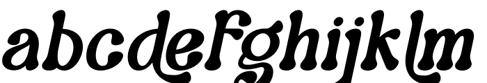 Merrys Italic Font LOWERCASE