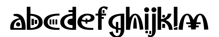Mershella Regular Font LOWERCASE