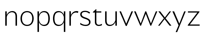 Mersin Extra Light Font LOWERCASE