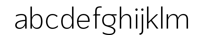 Mersin-ExtraLight Font LOWERCASE