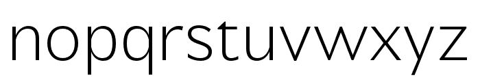 Mersin-ExtraLight Font LOWERCASE