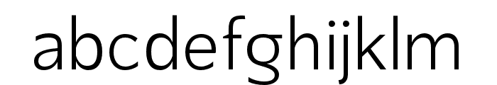 Mersin-Light Font LOWERCASE