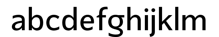 Mersin-Regular Font LOWERCASE
