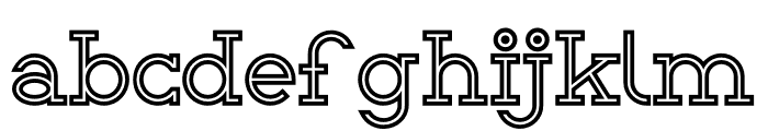Mertztown Font LOWERCASE