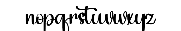 Mery Christmas Font LOWERCASE