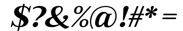 Merysha Italic Font OTHER CHARS