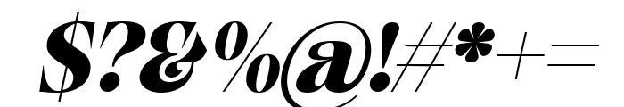Merzalina Bold Italic Font OTHER CHARS
