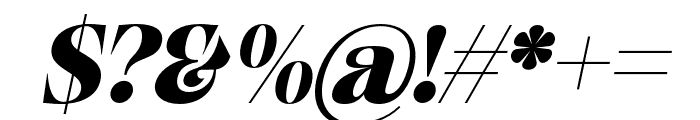 Merzalina-BoldItalic Font OTHER CHARS