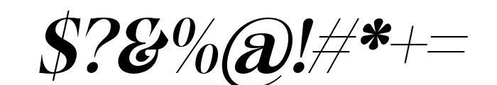 Merzalina-Italic Font OTHER CHARS
