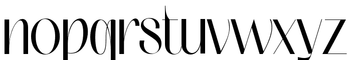 Mesdag Variable Font LOWERCASE