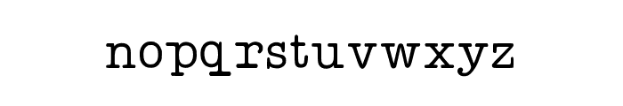 Mesintulis Font LOWERCASE