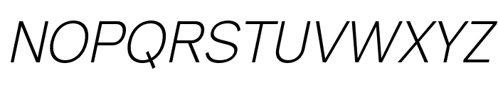 Mesveda-Italic Font UPPERCASE