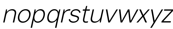 Mesveda-Italic Font LOWERCASE