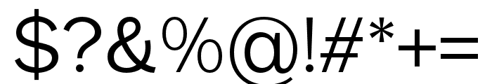 Mesveda-Medium Font OTHER CHARS