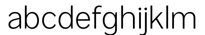 Mesveda-Regular Font LOWERCASE