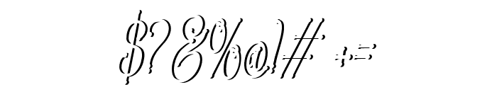 MetaforaDropItalic Font OTHER CHARS