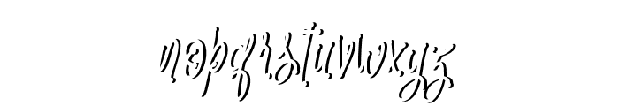 MetaforaDropItalic Font LOWERCASE