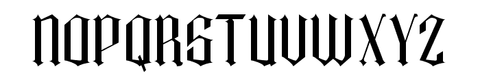 Metal Gothic Regular Font UPPERCASE