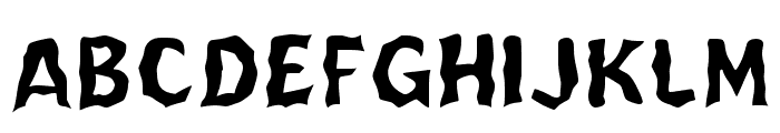 Metal Hardcore Regular Font UPPERCASE