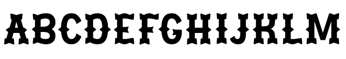 Metal Thin Font LOWERCASE