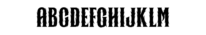 Metal Thorn Regular Font UPPERCASE