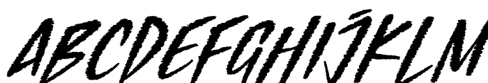 Metalwork Riverside Italic Font UPPERCASE