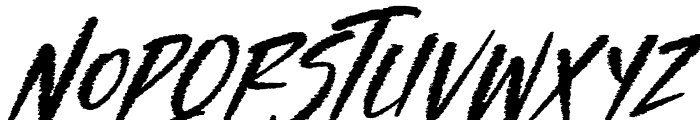 Metalwork Riverside Italic Font UPPERCASE