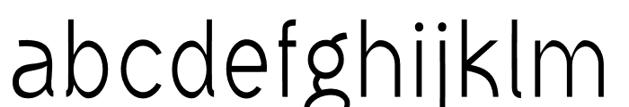 Metaverse-thin Font LOWERCASE