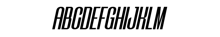 Metazora Italic Font UPPERCASE