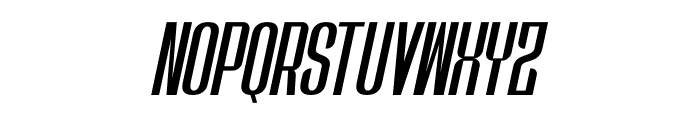 Metazora Italic Font UPPERCASE