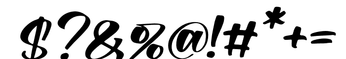 Methylia Italic Font OTHER CHARS