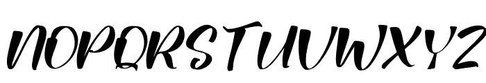 Methylia Italic Font UPPERCASE