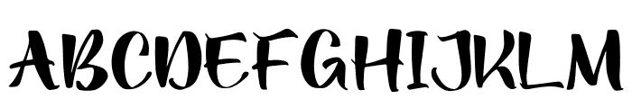 Methylia Font UPPERCASE