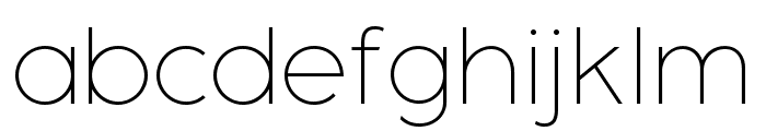 Meticula Thin Font LOWERCASE