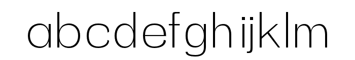 Metral regular Font LOWERCASE