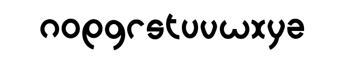 Metropolis Regular Font LOWERCASE